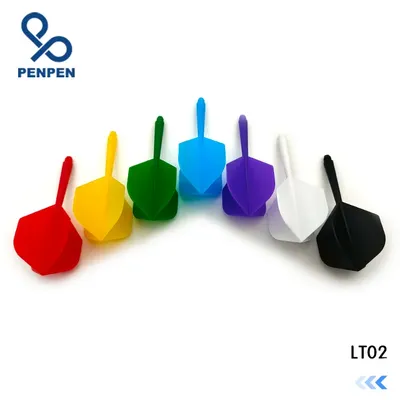 WEDARTER Darts 12/9/6 Stück Professionelle Dart Flights 2BA Screw Soft In-One Integrierte Dart Flights und Shafts LT02 Image