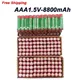 Kostenloser Versand aaa 1 5 v Batterie 8800 mah wiederauf ladbare NH-MH batterie geeignet für