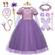 Robe de Raiponce pour Fille de 4 à 10 ans Déguisement de Carnaval Princesse ixd'Anniversaire