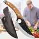 Couteau de cuisine en acier inoxydable forgé à la main couteau de chef serbe couteau à désosser