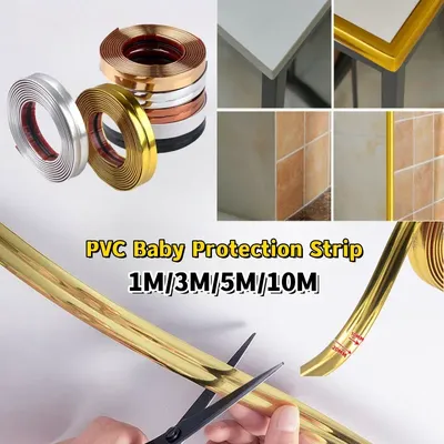 1 Rolle Babyschutz PVC Kantenschutzstreifen Antikollisionsband Aufkleber für Schrank Tisch Image