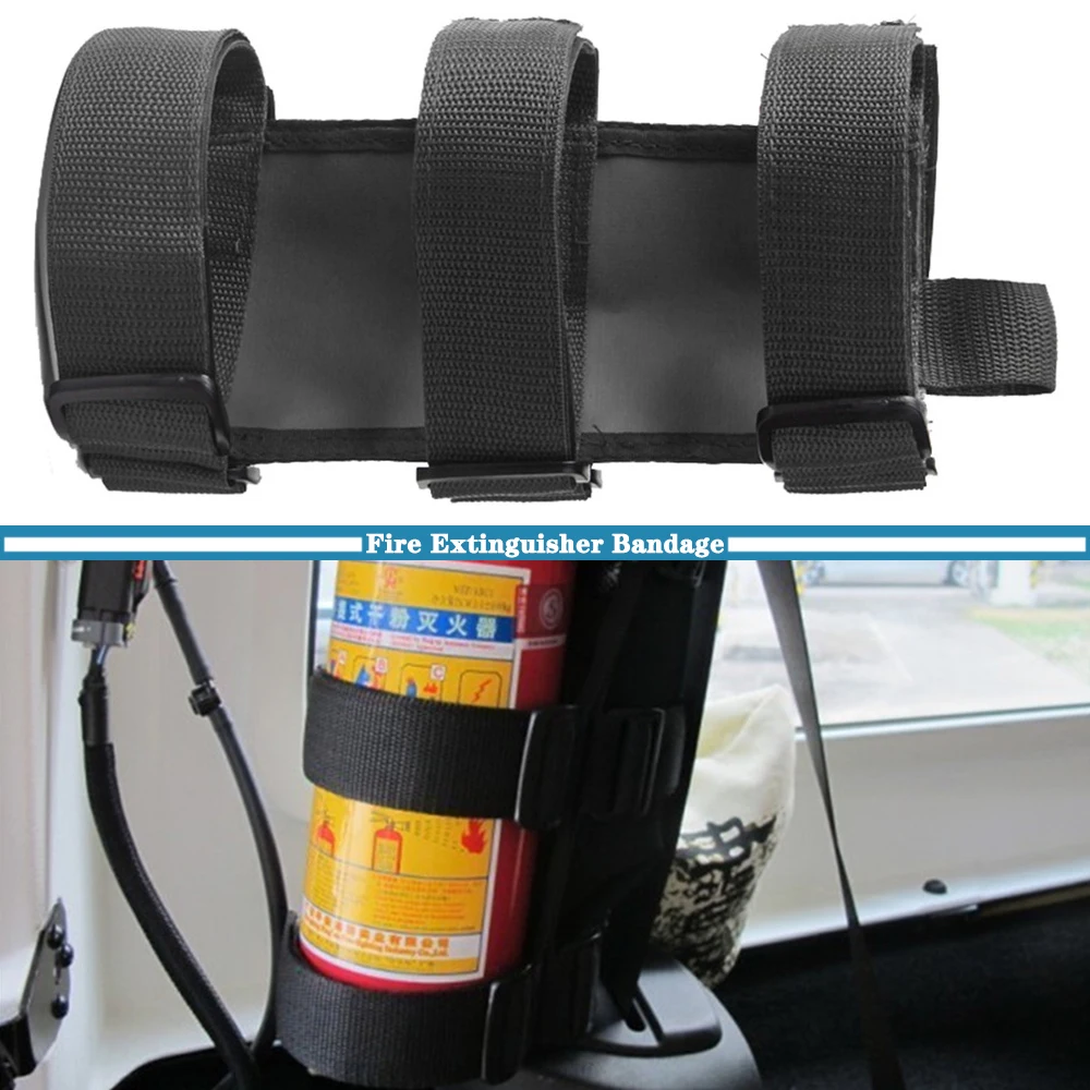 Supporto per Estintore e Organizzatore per Roll Bar per Jeep Wrangler TJ JK JL Gladiator JT 1997-2026 2/4 Porte, Accessori Interni