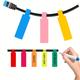 240pcs Cable Labels Tags, 8 Colors Waterproof Cord Labels Makers For Electronics, Cord Labels Can Write On, Self Adhesive Wire Labels Printable For Laser Printer And Handwriting 8 Sheet
