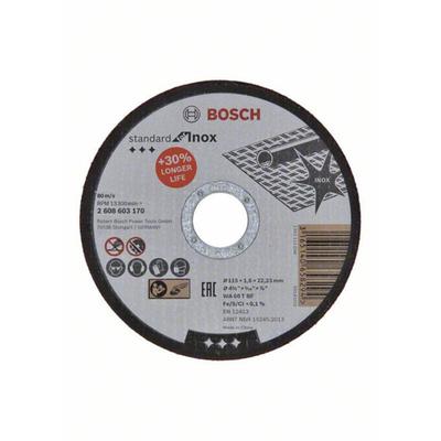 Bosch - Accessories 2608603170 2608603170 Trennscheibe gerade 115 mm 1 St. Stahl