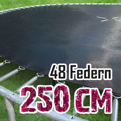 Sprungtuch Sprungmatte Ersatzsprungmatte für 250cm Trampoline mit 48 Federnösen Image