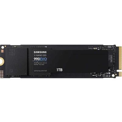 Samsung - ssd 990 evo 1TB M.2 MZ-V9E1T0BW, M.2 2280, PCIe 4.0 bis zu 5000/4200MB/s lesen/schreiben