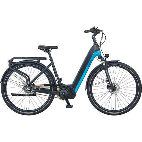 "E-Bike PROPHETE ""Prophete Geniesser eSUV"" E-Bikes Gr. 48 cm, 28 Zoll (71,12 cm), schwarz (schwarz, blau) E-Bikes Bestseller"