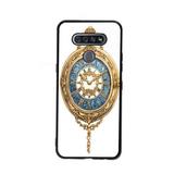 boho-antique-pocket-watch-17 phone case for LG Q51 for Women Men Gifts boho-antique-pocket-watch-17 Pattern Soft silicone Style Shockproof Case