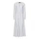 Polo Ralph Lauren, Dresses, female, White, S, White V-Neck Dress with Drawstring Waist