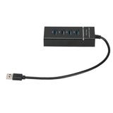 USB Hub 4 Port High Speed Propagation Protect Safety Compact Design USB 3.0 Adapter