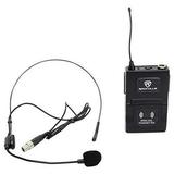 Rockvilie RWM60U Headset & Guitar Microphone System For Church Sound Systems