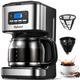 Coffee Maker, Filter Coffee Machine with Timer, 1.8L Programmable Drip Coffee Maker, 40min Keep Warm & Anti-Drip System,
