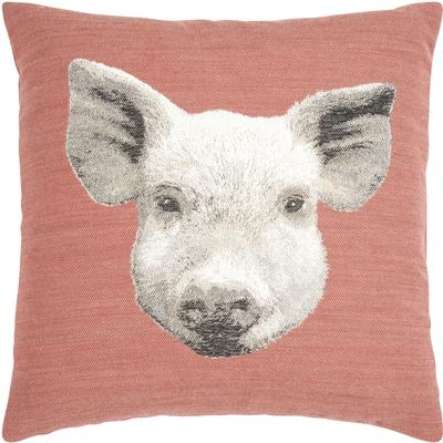 Dekokissen PAD "Moo", rosa (rose), B:45cm L:45cm, Baumwolle, Dekokissen_Sitzkissen_Kissenhüllen, Made in Europe, Kissenhülle ohne Füllung, 1 Stück Image