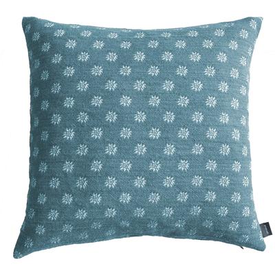 Dekokissen PAD "EDEL", blau, B:45cm L:45cm, Obermaterial: 64% Baumwolle, 18% Polyacryl, 12% Polyester, 4% Wolle, 2% Viskose, Dekokissen_Sitzkissen_Kissenhüllen, Made in Europe, Kissenhülle ohne Füllung, 1 Stück
