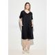 Sommerkleid CECIL Gr. XL (44), US-Größen, schwarz (black) Damen Kleider Freizeitkleider mit Eingrifftaschen