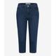 5-Pocket-Jeans BRAX "Style SHAKIRA C" Gr. 36K (18), Kurzgrößen, blau (dunkelblau) Damen Jeans 5-Pocket-Jeans