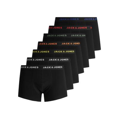 Trunk JACK & JONES JUNIOR "JACBASIC TRUNKS 7 PACK NOOS JNR", Baby, Gr. 152, schwarz, Jersey, Obermaterial: 95% Baumwolle