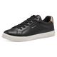 Plateausneaker TAMARIS Gr. 36, schwarz (schwarz, gold) Damen Schuhe Sneaker