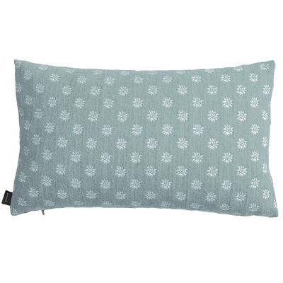 Dekokissen PAD "EDEL", grün (mint), B:50cm L:30cm, Obermaterial: 64% Baumwolle, 18% Polyacryl, 12% Polyester, 4% Wolle, 2% Viskose, Dekokissen_Sitzkissen_Kissenhüllen, Made in Europe, Kissenhülle ohne Füllung, 1 Stück