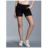 Bermudas TRIGEMA "TRIGEMA Shorts mit praktischen Taschen", Damen, Gr. XS, US-Größen, schwarz, 70% Baumwolle, 30% Polyester, Basic, Hosen