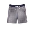 Bermudas TRIGEMA "TRIGEMA Shorts mit hypnotisierendem Design" Gr. 128, Normalgrößen, blau (navy) Kinder Hosen Shorts