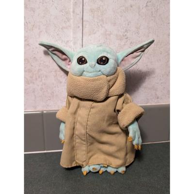 Disney Toys | Disney Star Wars The Mandalorian Baby Yoda Plush Figure Stuffed Doll 12 In | Color: Green | Size: Osbb