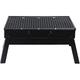 QWLEYCHN BBQ Grill Outdoor Charcoal grills BBQ Barbecue Grill Folding Portable Charcoal Stove Camping Graden Outdoor