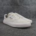 Adidas Shoes | Adidas Shoes Mens 8.5 Sneakers Casual 3mc Vulc Trainers Canvas White Lace Up Low | Color: White | Size: 8.5