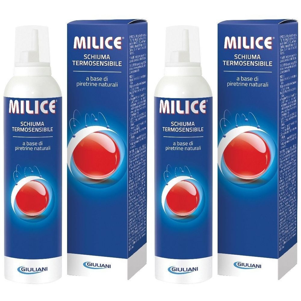 Milice® Schiuma Termosensibile 2x150 ml