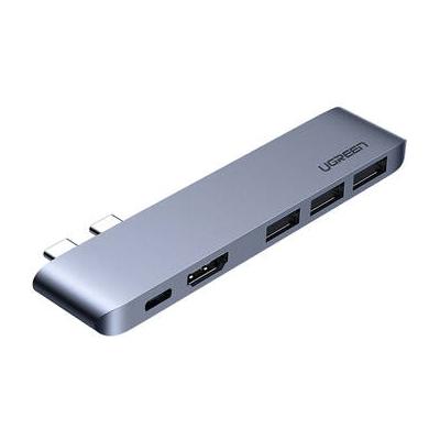UGREEN 5-in-2 USB-C Hub for MacBook Pro and Air (Space Gray) 60559