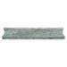 Tile Club 12" x 0.8" Polished Marble Chair Rail Tile Trim in Beige 12.0 H x 2.0 W x 0.375 D in Marble in Gray | 12" L X 2" | Wayfair WFMGR885PA