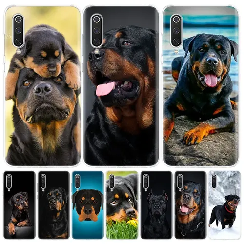 Süßer Rottweiler Hund für Xiaomi Redmi Note 12 11s 11 10s 10 9s 9 8t 8 Pro Handy hülle 11t 11e 9t 7