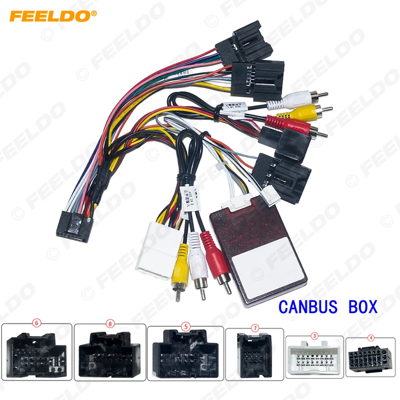 FEELDO Auto Stereo Audio 16PIN Android Power Kabel Adapter Für Chevrolet Captiva Epica CD/DVD Player Kabelbaum # HQ6839