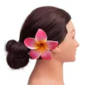 Neue Design 9CM Künstliche EVA Schaum Blumen Haar Pick Insel Party Dekorative Haarteile Frauen