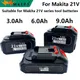 MellPA-Batterie aste au lithium-ion pour Makita outil électrique prise EU US 3000 mAh 6000 mAh