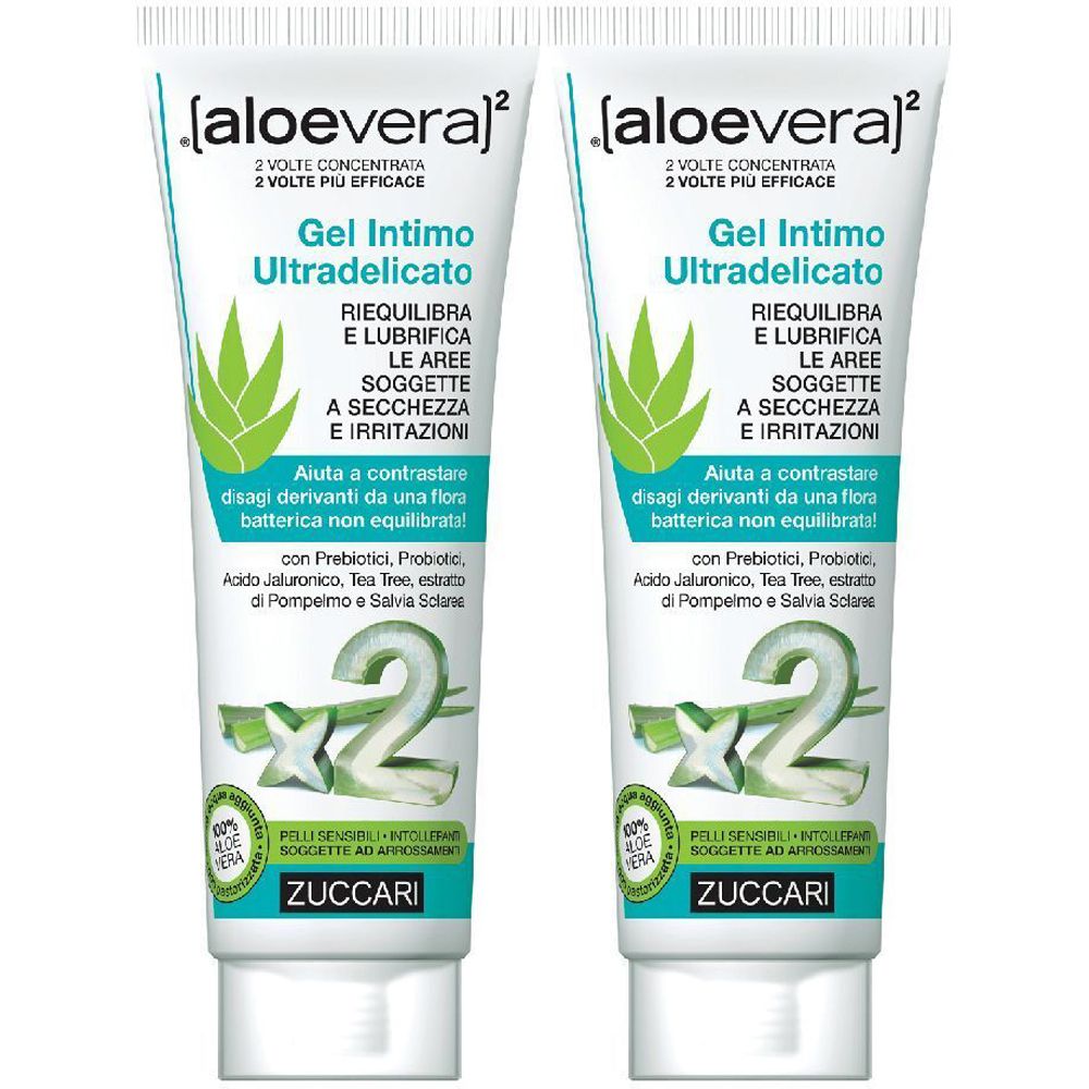 ®[aloevera]² Gel Intimo Ultradelicato 80 ml 2x80