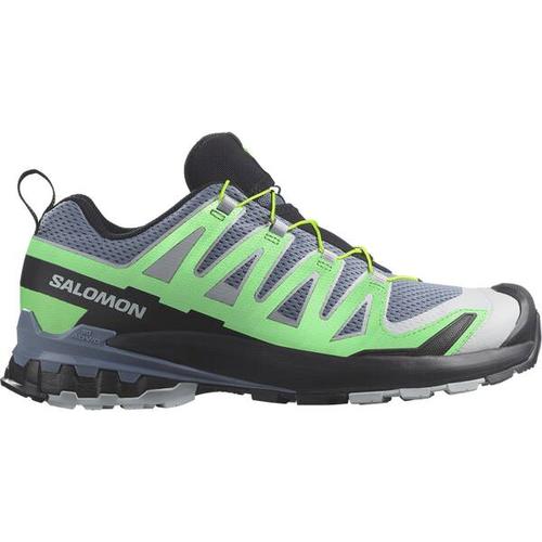 SALOMON Herren Trailrunningschuhe SHOES XA PRO 3D V9 Flint/Grgeck/Black, Größe 45 ⅓ in Grau