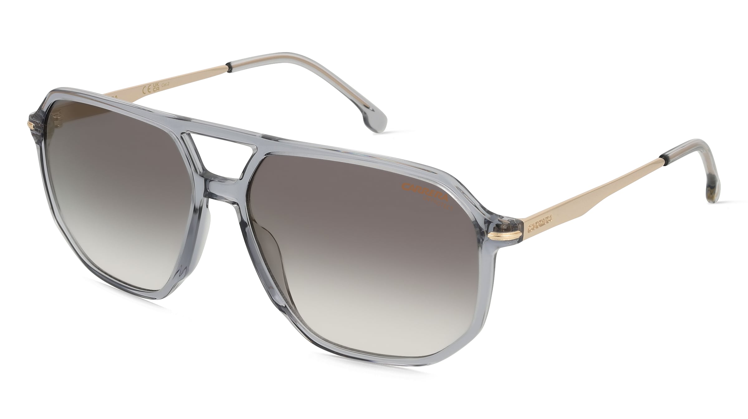 Carrera 324/S Herren-Sonnenbrille Vollrand Quadratisch Acetat-Gestell, grau