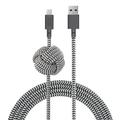 Native Union NIGHT Cable - 10ft Ultra-Strong Reinforced [Apple MFi Certified] Lightning to USB Charging Cable with Weighted Knot for iPhone/iPad...