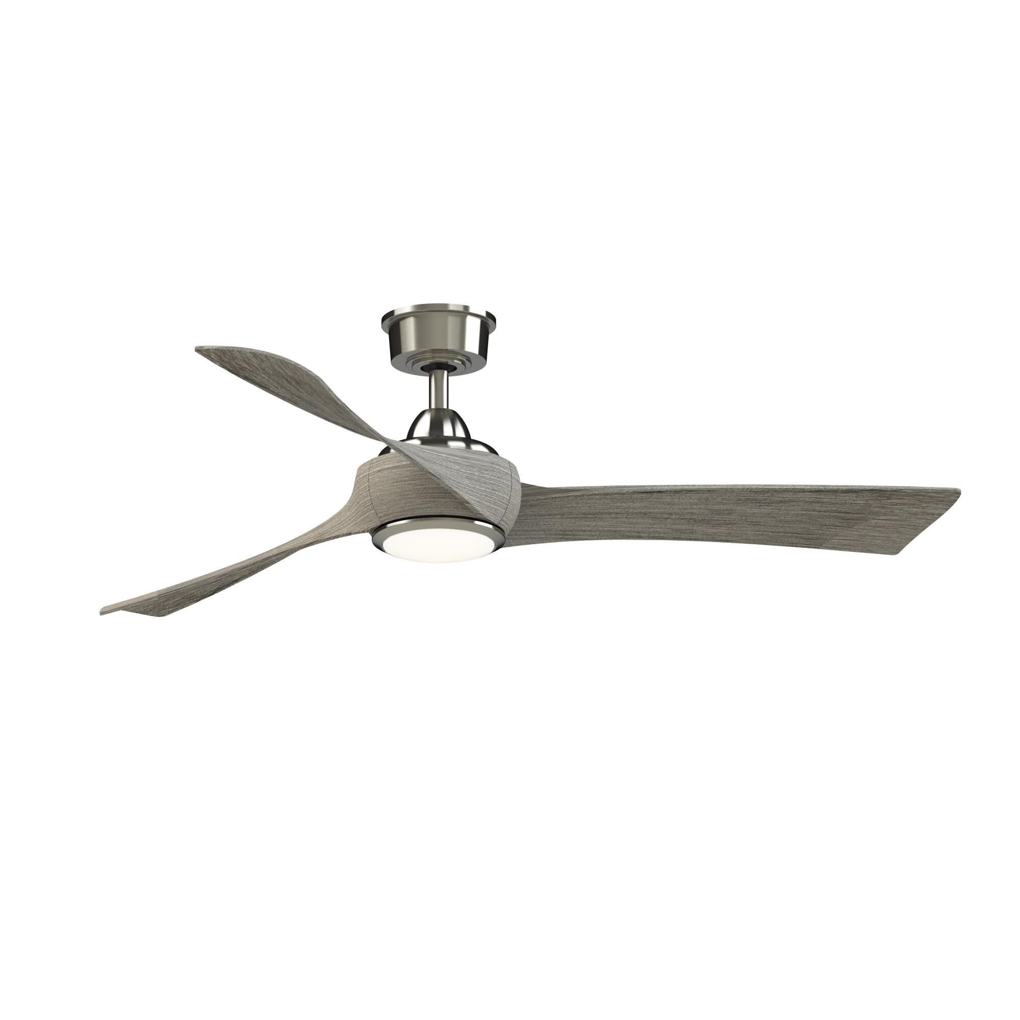 Fanimation Wrap Custom 56 Inch Ceiling Fan with Light Kit - FPD8530BN-56WE-LK