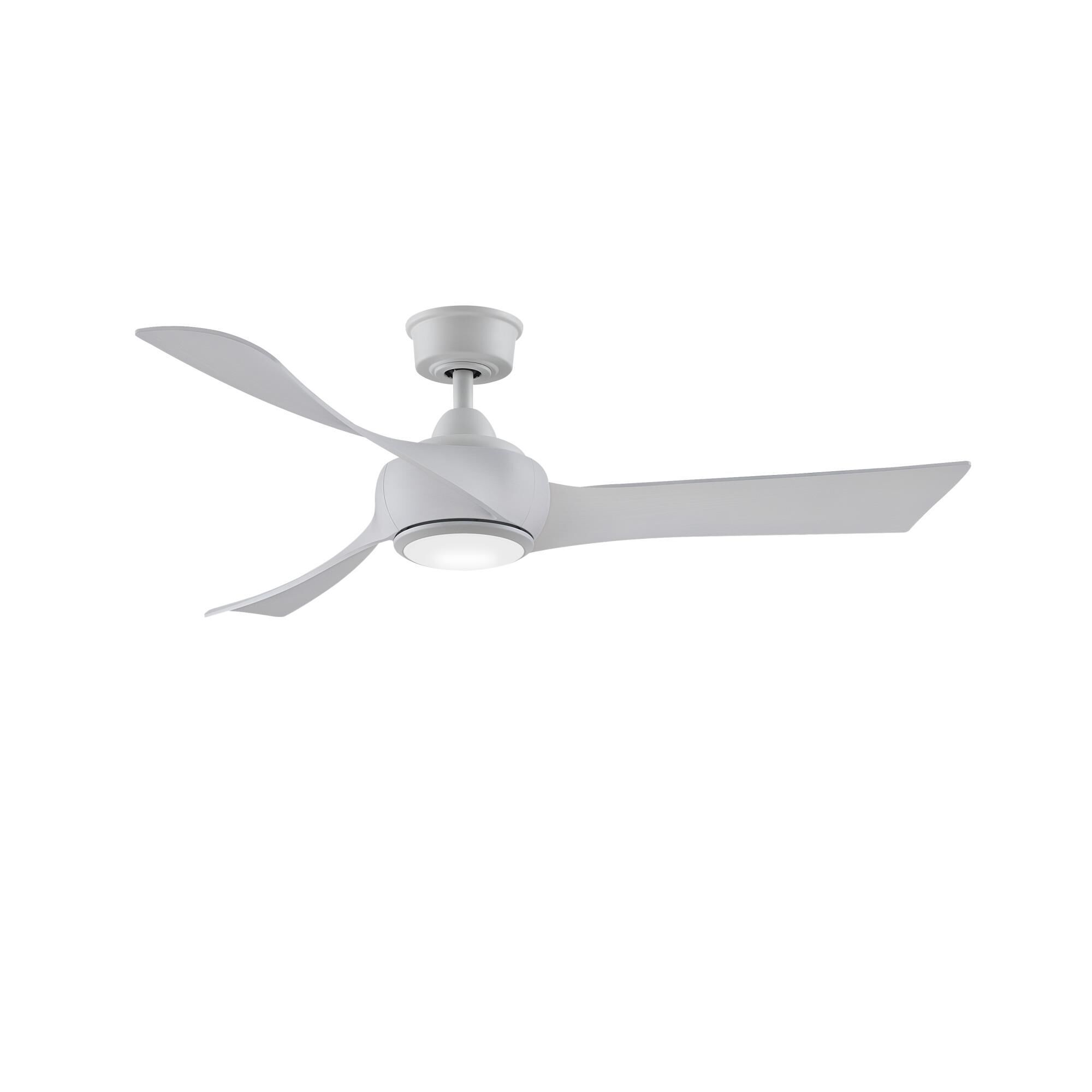 Fanimation Wrap Custom 52 Inch Ceiling Fan with Light Kit - FPD8530MW-52WW-LK