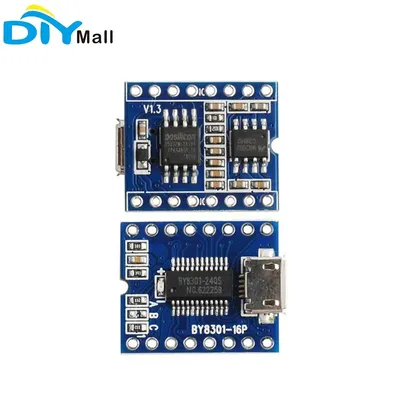 BY8301-16P SSOP2 Aduio Serial Voice SPI Flash Module 3W Amplifier Micro USB Tool Parts