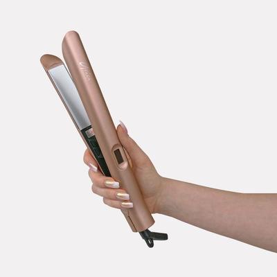Aria Beauty XO Pro Rose Gold 1" Hair Straightener - USA ONLY