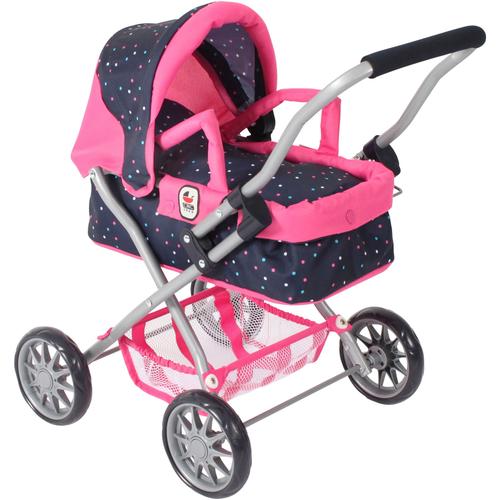 Puppenwagen CHIC2000 ""Smarty, Konfetti"" blau (konfetti) Kinder