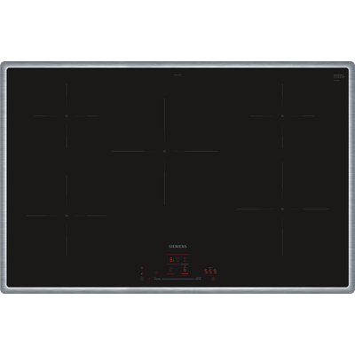 SIEMENS Induktions-Kochfeld "EH845HVB1E", schwarz, B:80,2cm H:5,5cm T:52,3cm, Kochfelder