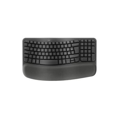 Logitech Wave Keys Tastatur RF Wireless + Bluetooth QWERTY Italienisch Graphit
