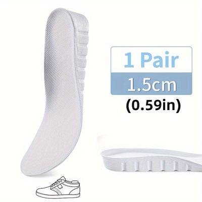 TEMU 1pair Invisible Heightening Breathable Comfortable Insoles For Women & Men