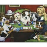 Jigsaw Puzzle for Adults Dogs Playing Poker Call Your Bluff Cards Challenging Educational Fun Family Activities Games Toys Gifts Wooden Puzzles 1000 Piece