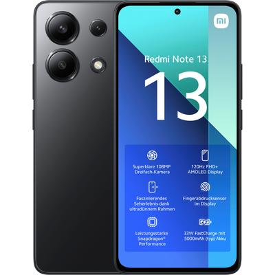 XIAOMI Smartphone "Redmi Note 13 8+128GB", schwarz (midnight schwarz), 128 GB, Mobiltelefone