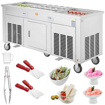 VEVOR Fried Ice Cream Roll Machine, for Ice Cream, Frozen Yogurt